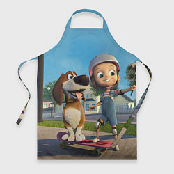 Фартук кулинарный Оззи и подружка, цвет: 3D-принт