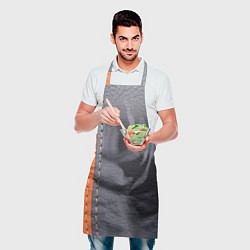 Фартук кулинарный Кожа, цвет: 3D-принт — фото 2