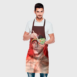 Фартук кулинарный John Cena: Flame, цвет: 3D-принт — фото 2