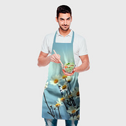 Фартук кулинарный Ромашки, цвет: 3D-принт — фото 2