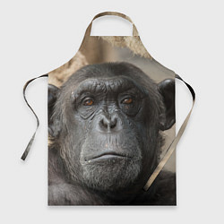 Фартук кулинарный Глаза гориллы, цвет: 3D-принт