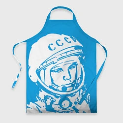 Фартук кулинарный Гагарин: CCCP, цвет: 3D-принт