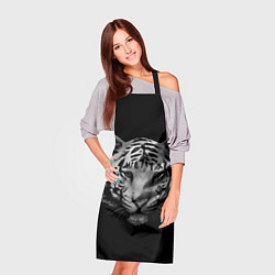 Фартук кулинарный Серый тигр, цвет: 3D-принт — фото 2