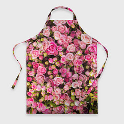 Фартук кулинарный Розовый рай, цвет: 3D-принт