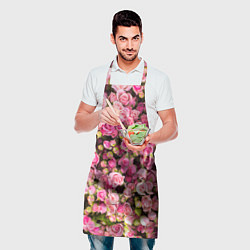 Фартук кулинарный Розовый рай, цвет: 3D-принт — фото 2
