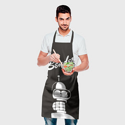 Фартук кулинарный Bender Retro, цвет: 3D-принт — фото 2