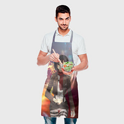 Фартук кулинарный Атака Титанов, цвет: 3D-принт — фото 2