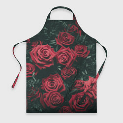 Фартук кулинарный Бархатные розы, цвет: 3D-принт