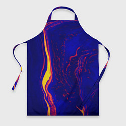 Фартук кулинарный Ультрафиолетовые разводы, цвет: 3D-принт