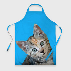 Фартук кулинарный Котик, цвет: 3D-принт