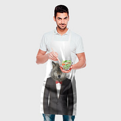Фартук кулинарный Мистер волк, цвет: 3D-принт — фото 2