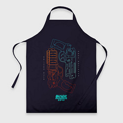 Фартук кулинарный Blade Runner Guns, цвет: 3D-принт