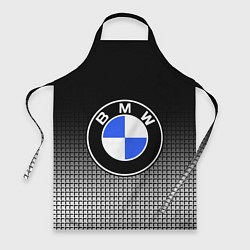 Фартук кулинарный BMW 2018 Black and White IV, цвет: 3D-принт