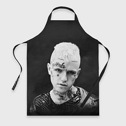 Фартук кулинарный Lil Peep: Black Edition, цвет: 3D-принт