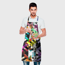 Фартук кулинарный Геометрия в красках, цвет: 3D-принт — фото 2