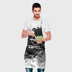 Фартук кулинарный Opel: Black Spray, цвет: 3D-принт — фото 2