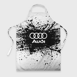 Фартук кулинарный Audi: Black Spray, цвет: 3D-принт