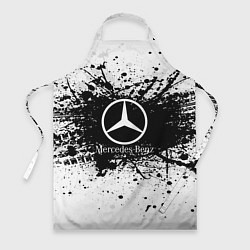 Фартук кулинарный Mercedes-Benz: Black Spray, цвет: 3D-принт