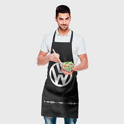 Фартук кулинарный Volkswagen: Black Abstract, цвет: 3D-принт — фото 2
