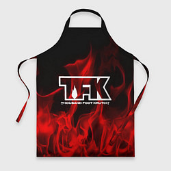 Фартук кулинарный Thousand Foot Krutch: Red Flame, цвет: 3D-принт