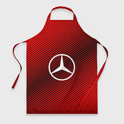 Фартук кулинарный Mercedes: Red Carbon, цвет: 3D-принт