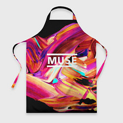 Фартук кулинарный MUSE: Neon Colours, цвет: 3D-принт