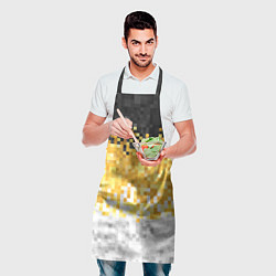 Фартук кулинарный Имперский флаг пикселами, цвет: 3D-принт — фото 2