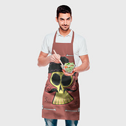Фартук кулинарный Dia de los Muertos, цвет: 3D-принт — фото 2