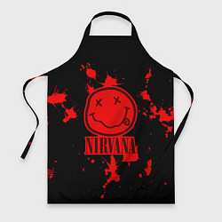 Фартук кулинарный Nirvana: Blooded Smile, цвет: 3D-принт