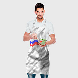 Фартук кулинарный Российский футбол, цвет: 3D-принт — фото 2