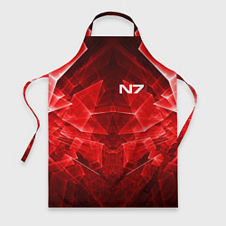 Фартук кулинарный Mass Effect: Red Armor N7, цвет: 3D-принт