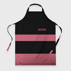 Фартук кулинарный Black Pink: Logo, цвет: 3D-принт