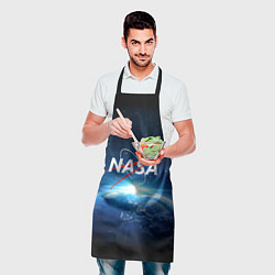 Фартук кулинарный NASA: Sunrise Earth, цвет: 3D-принт — фото 2