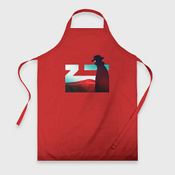Фартук кулинарный ZHU: Red Desert, цвет: 3D-принт