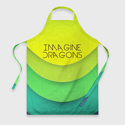 Фартук кулинарный Imagine Dragons: Lime Colour, цвет: 3D-принт