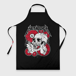 Фартук кулинарный Metallica: Death Metal, цвет: 3D-принт