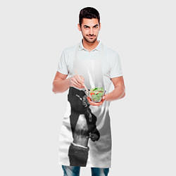 Фартук кулинарный ASAP Rocky: White Fashion, цвет: 3D-принт — фото 2