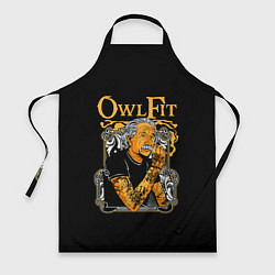 Фартук кулинарный Owl Fit, цвет: 3D-принт