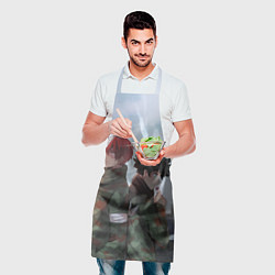 Фартук кулинарный Моя Геройская Академия, цвет: 3D-принт — фото 2