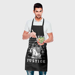 Фартук кулинарный Street Justice, цвет: 3D-принт — фото 2