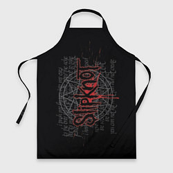 Фартук кулинарный Slipknot: Pentagram, цвет: 3D-принт