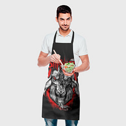 Фартук кулинарный Slipknot: Devil Goat, цвет: 3D-принт — фото 2