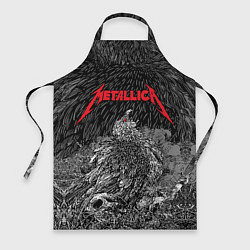 Фартук Metallica птица на черепах