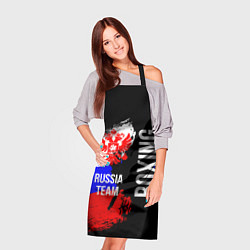 Фартук кулинарный Boxing Russia Team и герб РФ, цвет: 3D-принт — фото 2
