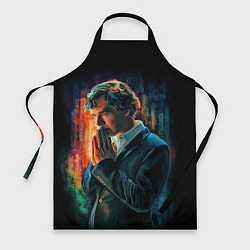 Фартук кулинарный Sherlock, цвет: 3D-принт