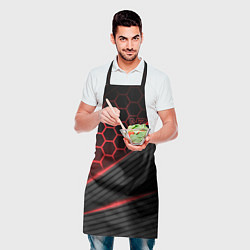 Фартук кулинарный Mass Effect N7, цвет: 3D-принт — фото 2