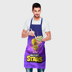 Фартук кулинарный Brawl Stars Leon, цвет: 3D-принт — фото 2