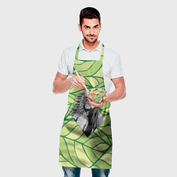 Фартук кулинарный Игуана нежить, цвет: 3D-принт — фото 2