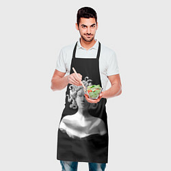 Фартук кулинарный Горгона с татуировками, цвет: 3D-принт — фото 2