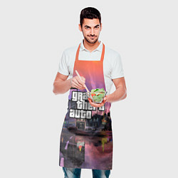 Фартук кулинарный GTA VI, цвет: 3D-принт — фото 2